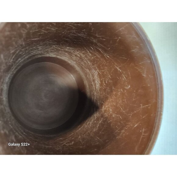 Vintage Brown Tupperware Canister 807-13 No lid Replacement Part, Made in the US - Picture 8 of 14